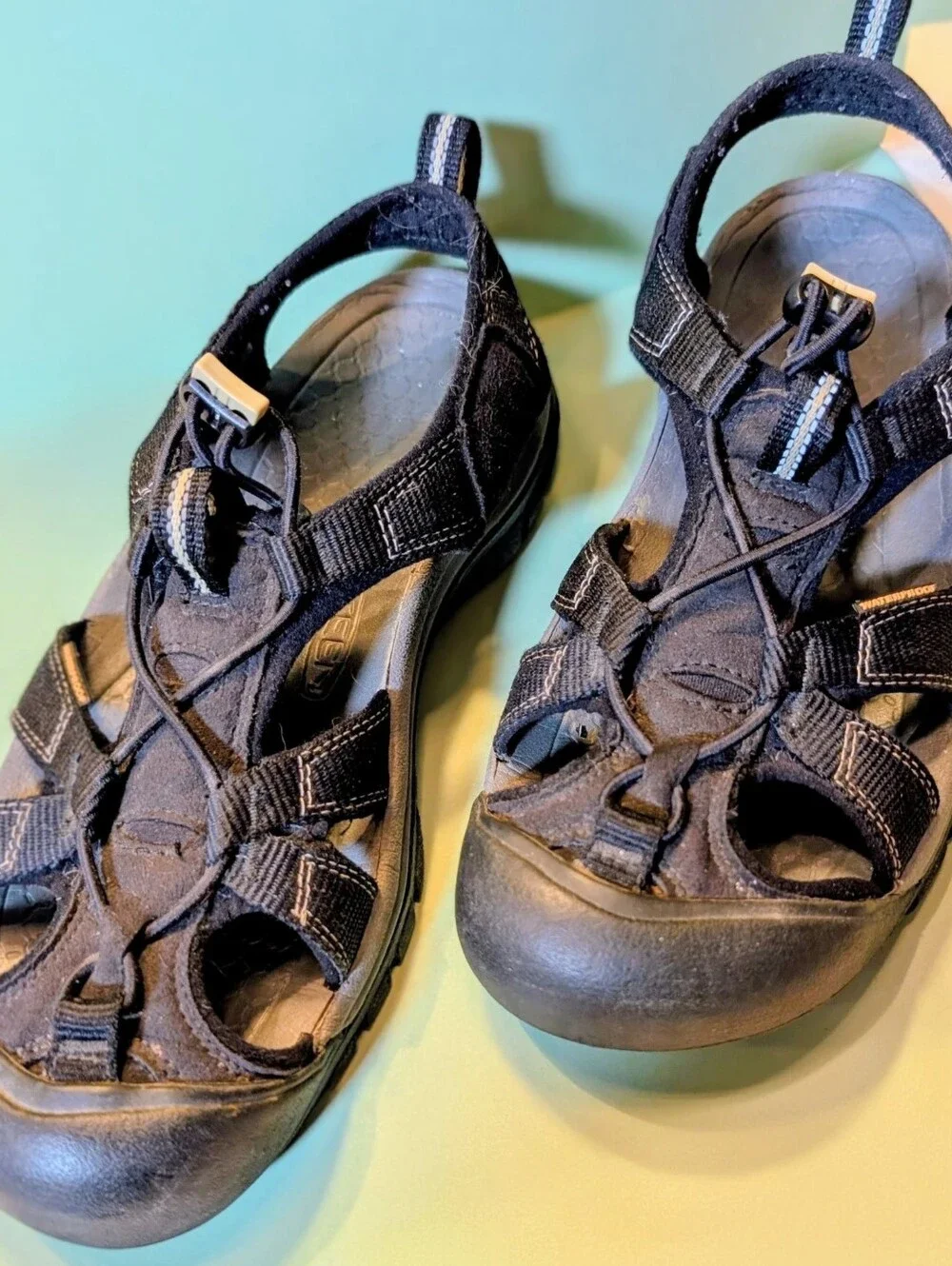 Keen H2 Hybrid Sandals Travel To Paddle All Gender Men's 8 Women's 9.5 Black